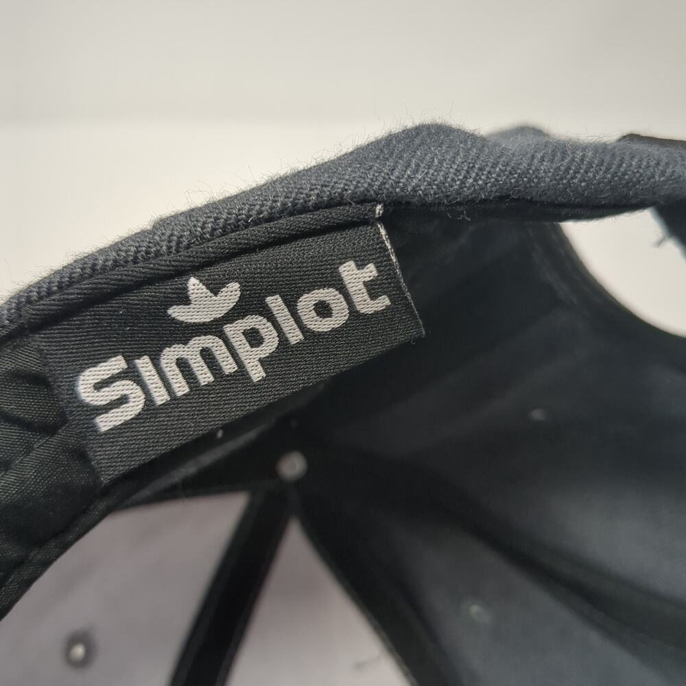 Simplot Strapback Baseball Cap Gray One Size Adju… - image 8